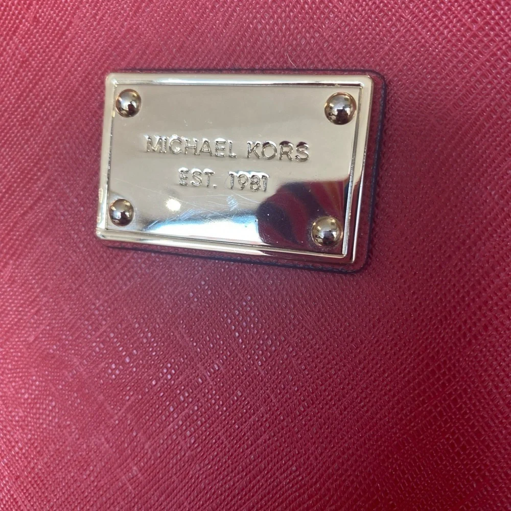 Michael Kors Red Laptop Bag